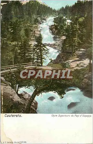 Cartes postales Cauterets Chute Superieure du Pont d'Espagne