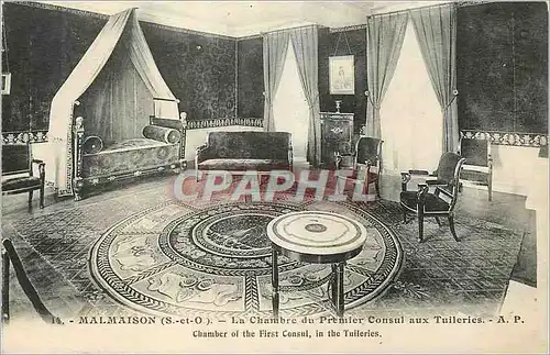 Cartes postales Malmaison (S et O) La Chambre du Premier Consul aux Tuileries