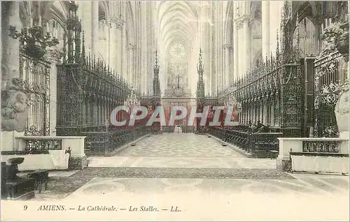 Cartes postales Amiens La Cathedrale Les Stalles