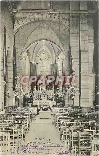 Cartes postales Nanterre L'Interieur de l'Eglise