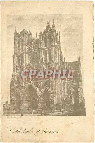 Cartes postales Cathedrale d'Amiens