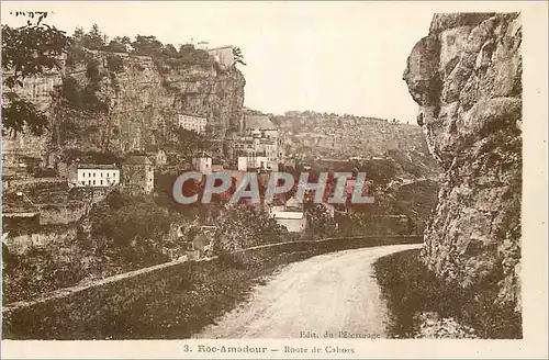 Cartes postales Roc Amadour Route de Cahors