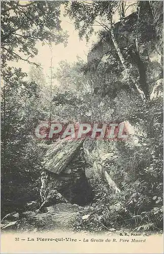 Cartes postales La Pierre qui Vire La Grotte du R Pere Muard