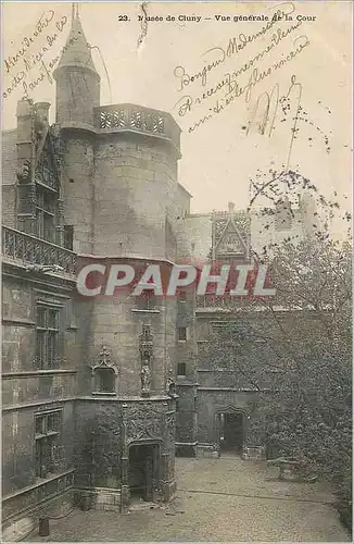 Cartes postales Musee de Cluny Vue Generale de la Cour