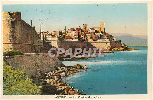 Cartes postales Antibes La Chaine des Alpes