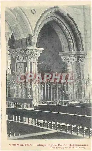 Cartes postales Vermenton Chapelle des fonts Baptismaux