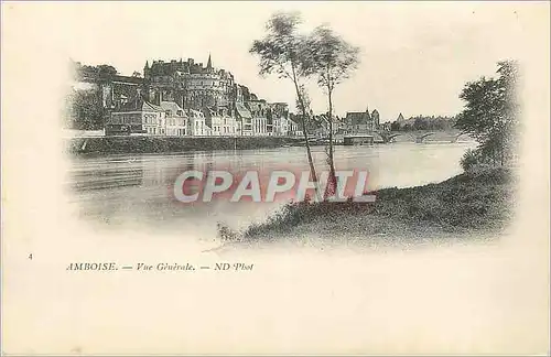 Cartes postales Amboise Vue Generale (carte 1900)