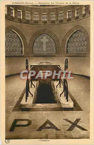 Cartes postales Dormans (Marne) Monument des Victoires de la Marne L'Ossuaire