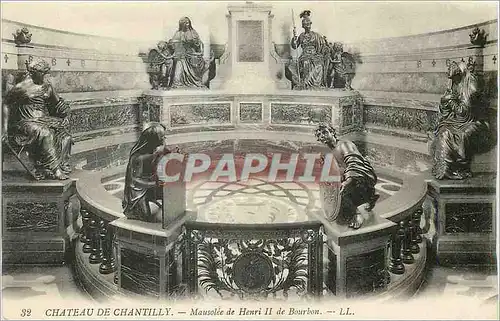 Ansichtskarte AK Chateau de Chantilly Mausolee de Henri II de Bourbon