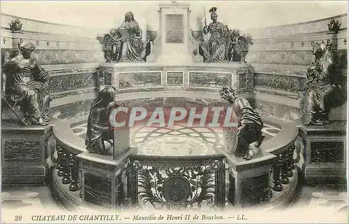Cartes postales Chateau de Chantilly Mausolee de Henri II de Bourbon