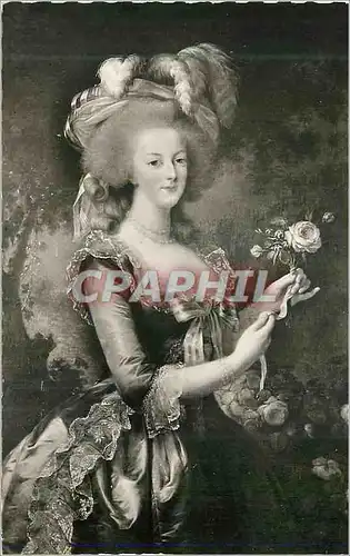 Moderne Karte Versailles et ses Merveilles Marie Antoinette Reine de France par Madame Vigee Lebrun