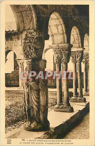 Cartes postales Saint Bertrand de Comminges Le Pilier des Quatre Evangelistes et Cloitre