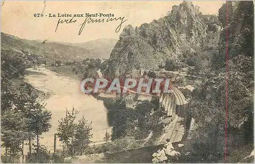 Cartes postales La Loire aux Neuf Ponts