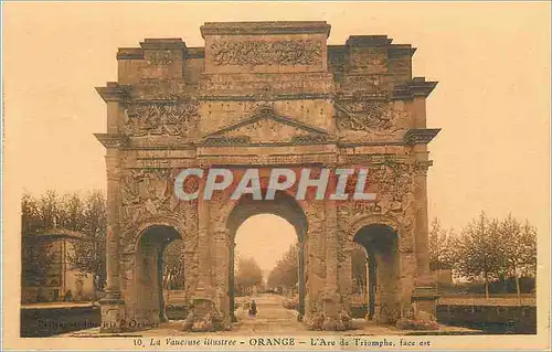 Ansichtskarte AK Orange La Vaucluse Illustree L'Arc de Triomphe Face Est