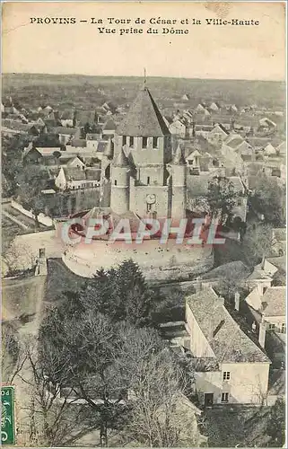 Ansichtskarte AK Provins La Tour de Cesar et la Ville Haute Vue prise du Dome