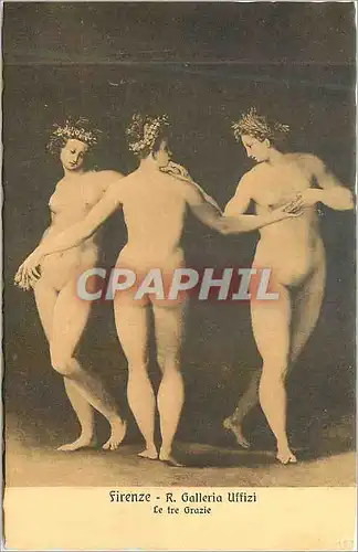 Cartes postales Firenze R Galleria Uffizi Le Tre Grazie