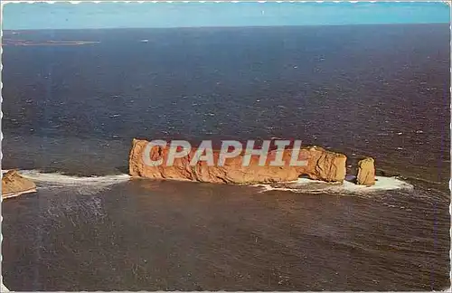 Cartes postales moderne Perce Quebec Canada Impressionnante vue aerienne du Rocher Perce