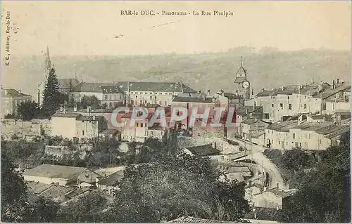 Cartes postales Bar Le Duc Panorama La Rue Phulpin