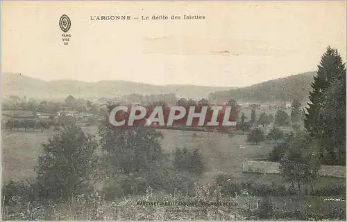 Cartes postales L'Argonne Le Defile des Islettes