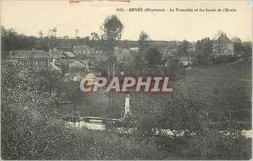Cartes postales Ernee (Mayenne) La Tranchee et les Bords de l'Ernee