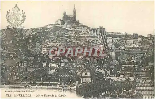 Cartes postales Marseille N D de la Garde