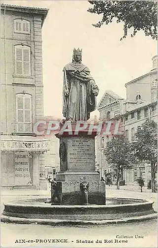 Cartes postales Aix en Provence Statue du Roi Rene