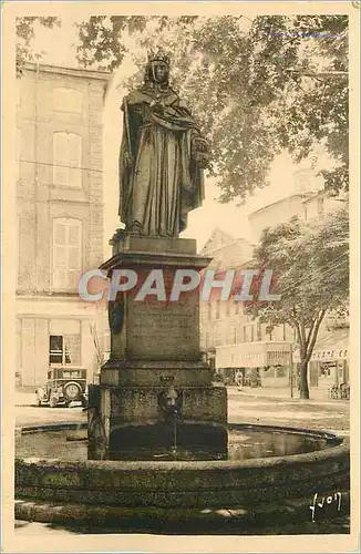 Ansichtskarte AK Aix en Provence (B du R) La Douce France Statue du Roi Rene