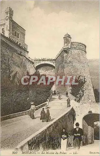 Cartes postales Monaco La Montee du Palais