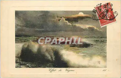 Cartes postales Effet de Vagues