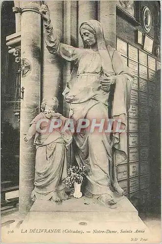 Cartes postales La Delivrande (Calvados) Notre Dame Sainte Anne