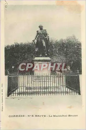 Cartes postales Brive Correze Le Marechal Brune