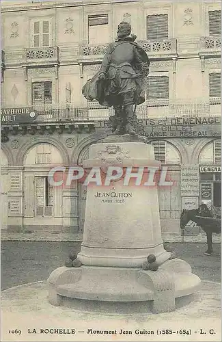 Ansichtskarte AK La Rochelle Monument Jean Guiton (1585 1654)