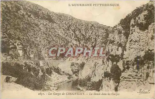 Cartes postales Les Gorges de Chouvigny L'Auvergne Pittoresque La Sioule