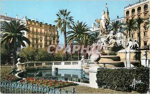 Moderne Karte Toulon Lumiere et Beaute de Cote d'Azur Statue de la Liberte