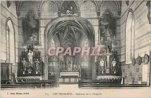 Cartes postales Les Trois Epis Interieur de la Chapelle