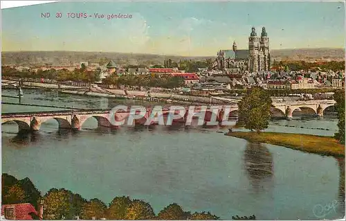 Cartes postales Tours Vue Generale