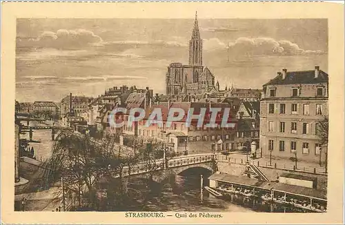 Cartes postales Strasbourg Quai des Pecheurs