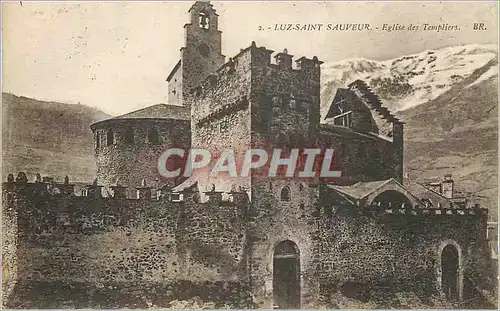 Cartes postales Luz Saint Sauveur Eglise des Templiers