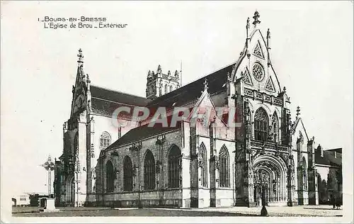 Cartes postales moderne Bourg en Bresse L'Eglise de Brou Exterieur