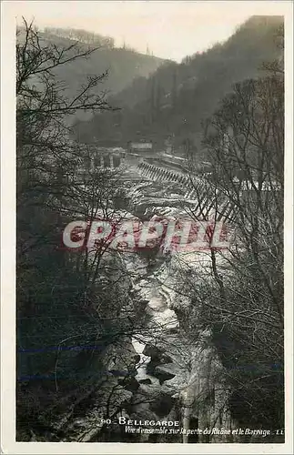 Cartes postales moderne Bellegarde Vue d'Ensemble sur la Perte du Rhone et le Barrage