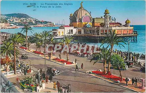 Cartes postales Nice Le Promenade des Anglais et le Palais de la Jetee