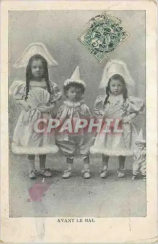 Cartes postales Avant le Bal Poupee