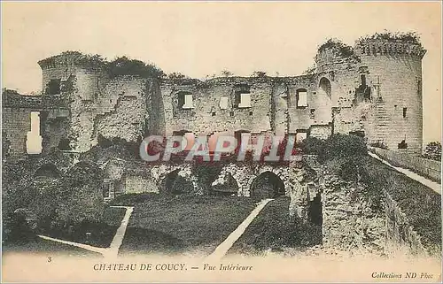 Cartes postales Chateau de Coucy Vue Interieure
