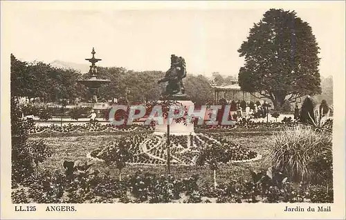 Cartes postales Angers Jardin du Mail