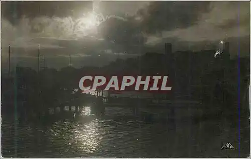 Cartes postales Cannes Coucher de Soleil sur le Port et le Mont Chevalier