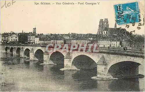 Ansichtskarte AK Orleans Vue Generale Pont Georges V