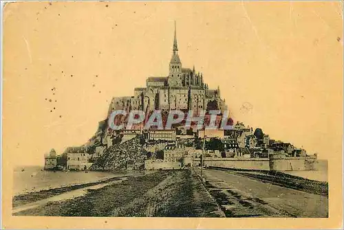 Cartes postales Abbaye de Mont Saint Michel Vue Generale Face Sud