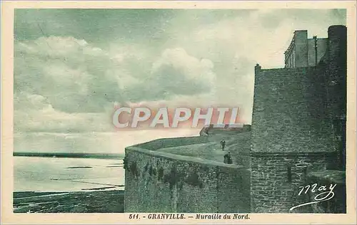 Cartes postales Granville Muraille du Nord