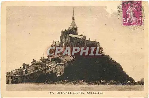 Ansichtskarte AK Le Mont Saint Michel Cote Nord Est