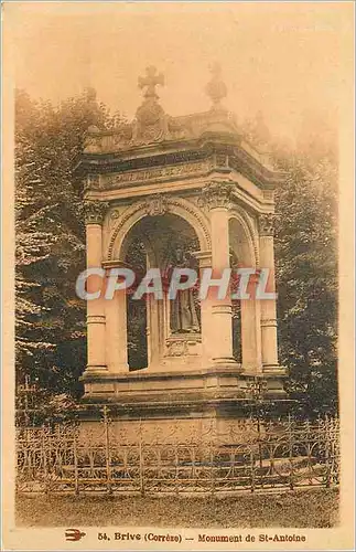 Cartes postales Brive (Correze) Monument de St Antoine